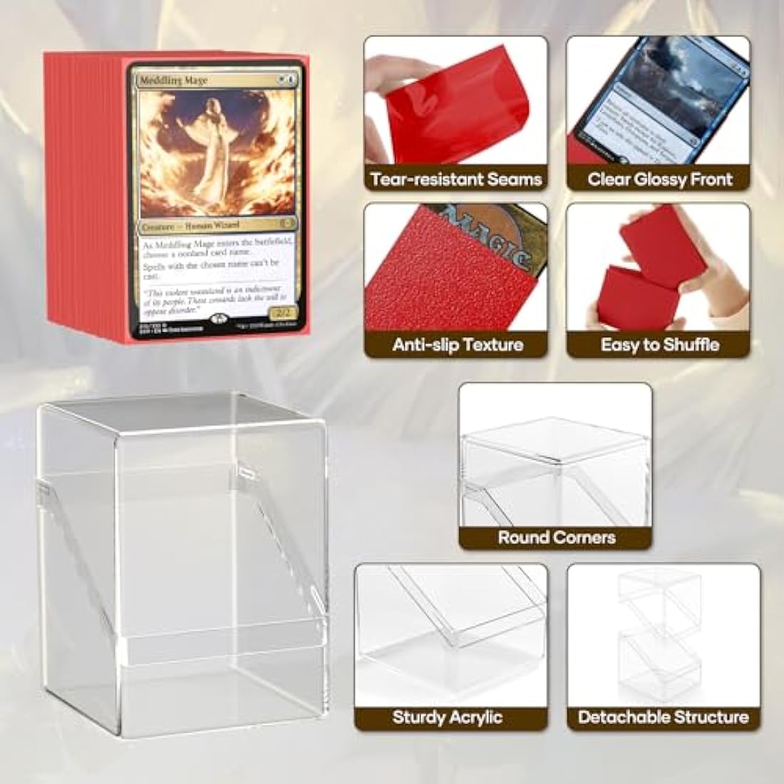 6 Pack Card Deck Boxes