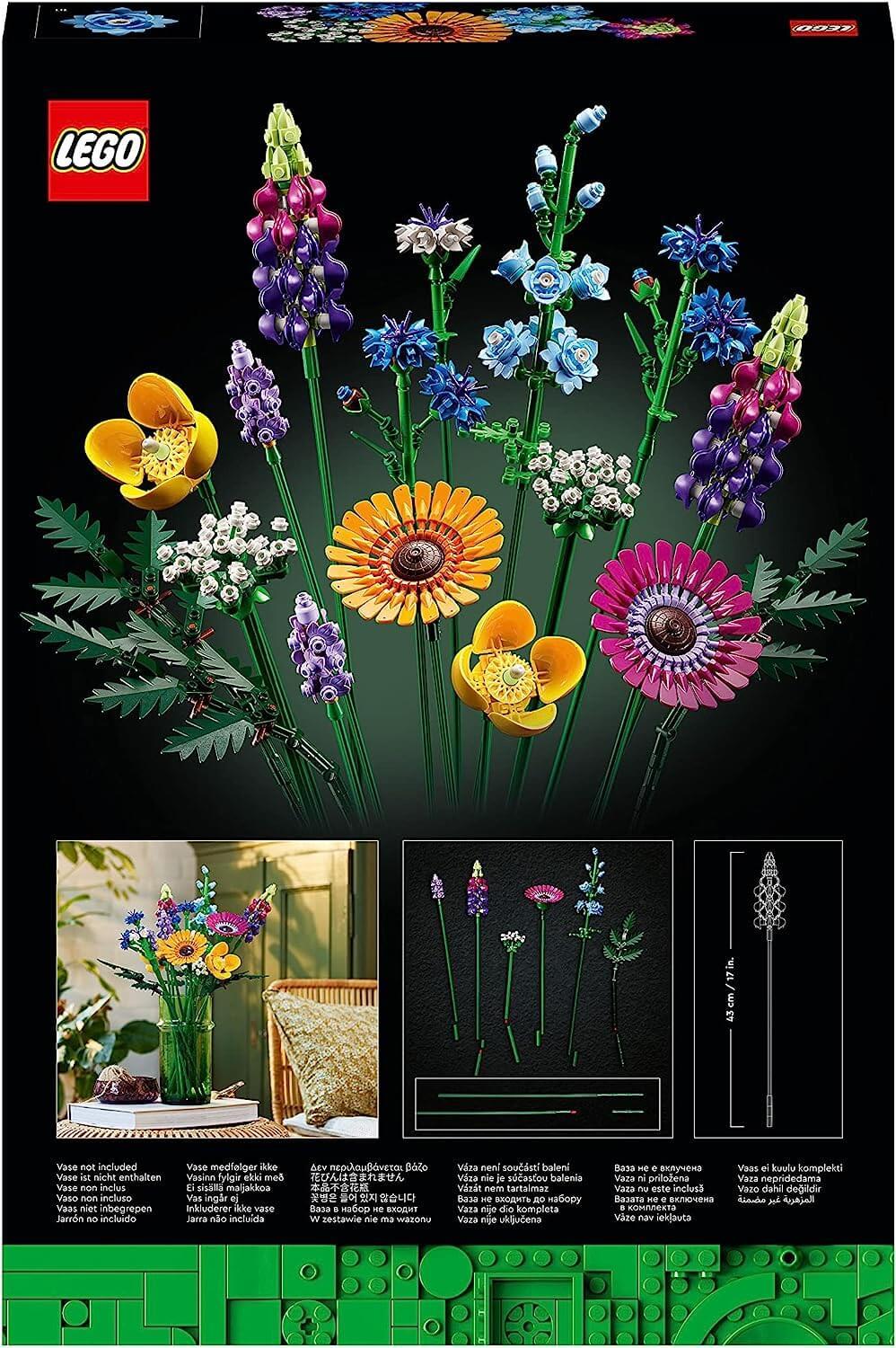 Lego Botanicals 10313 Wildflower Bouquet Set for Adults Ages 18 and Up