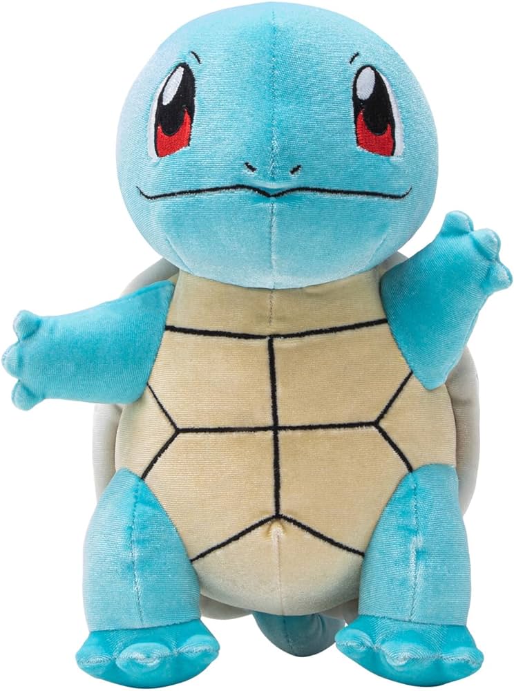 Pokémon 8” Plush – Squirtle with Scarf