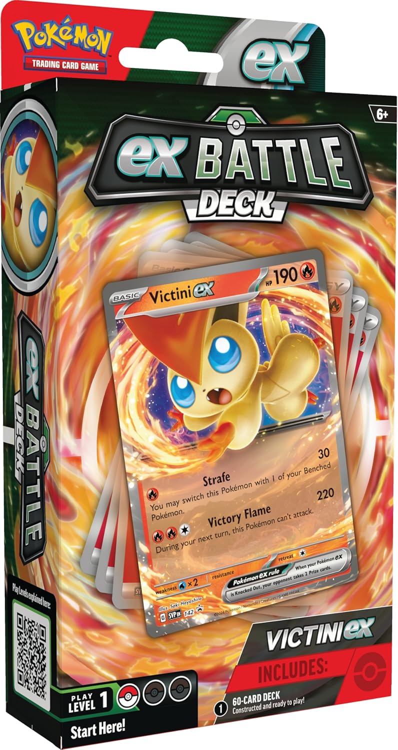 Pokémon TCG: Victini ex Battle Deck, new but scruffy box