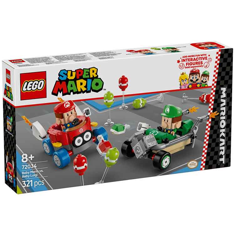 LEGO 72034 Mario Kart – Baby Mario vs Baby Luigi