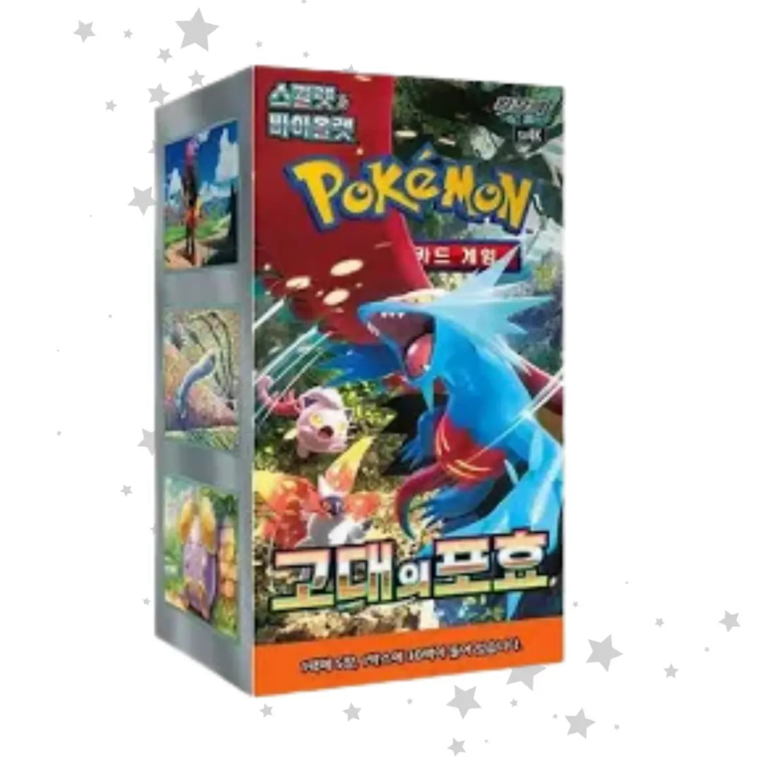 Pokemon Ancient Roar [SV4K] Booster Box (30 Packs) - Korean 🇰🇷 New & Sealed