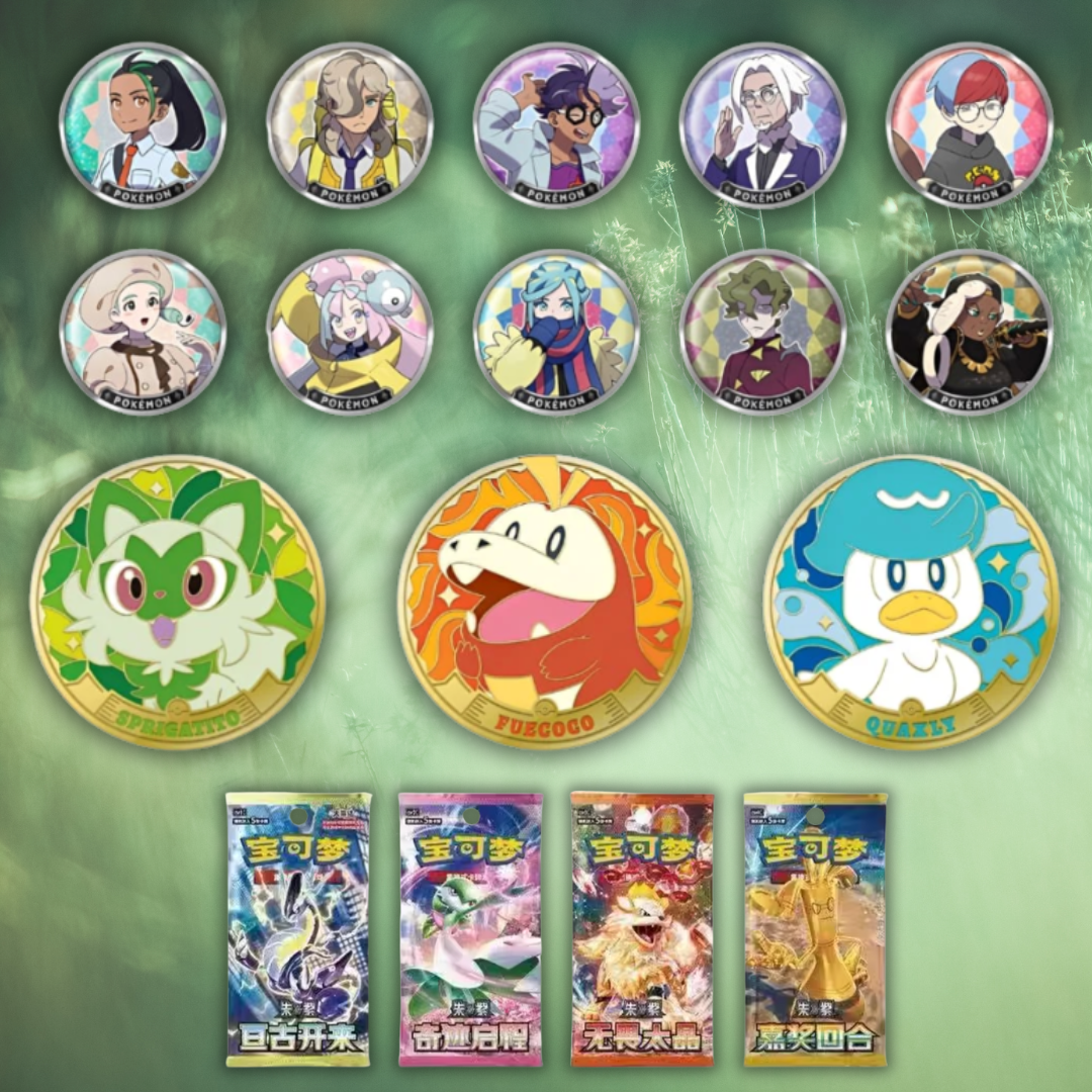 Pokemon Scarlet & Violet Paldea Mystery Magnet Box